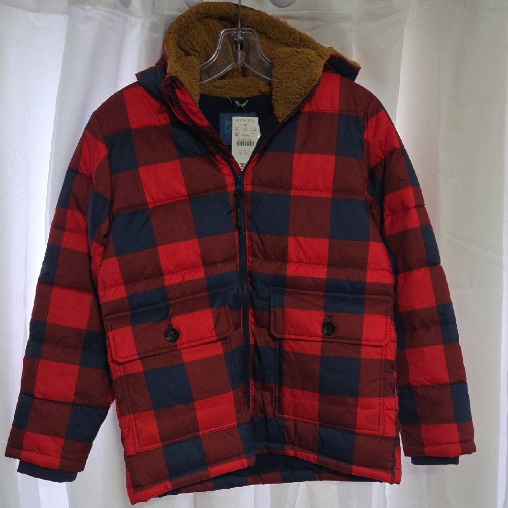 J. Crew Boys Puffer Coat, Large